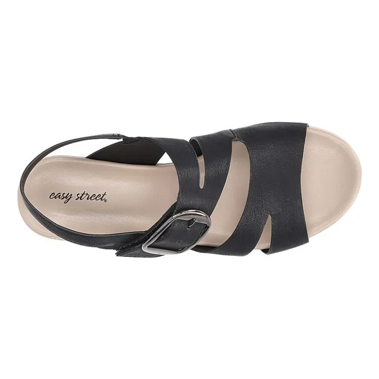 Easy Street Womens Daydream Wedge Sandals