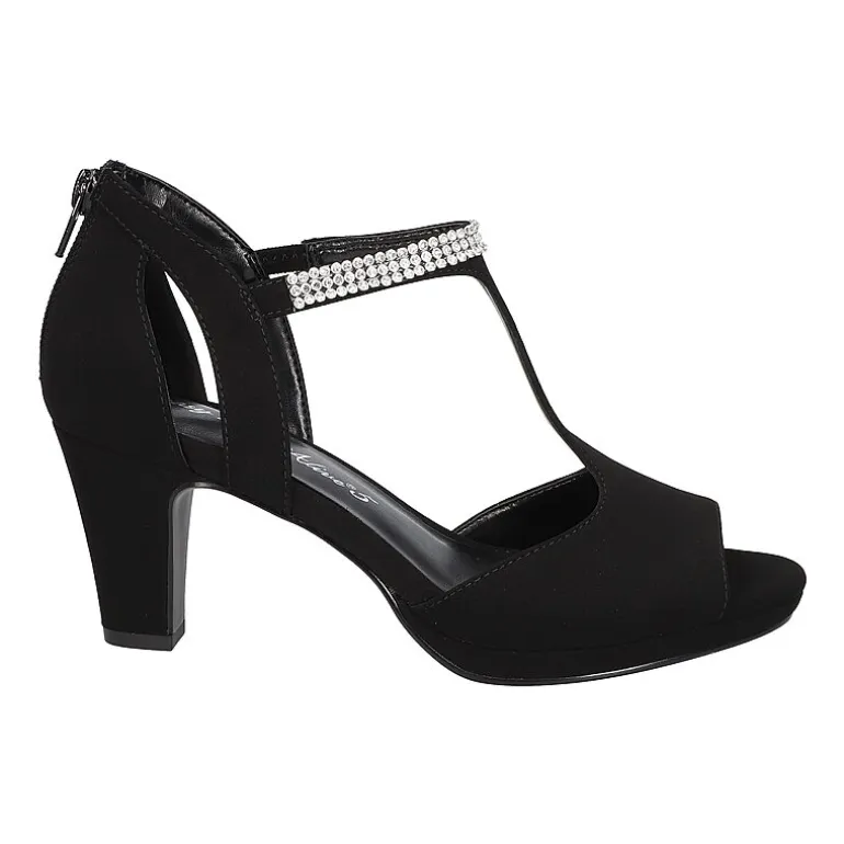 Easy Street Womens Flash Heeled Sandals