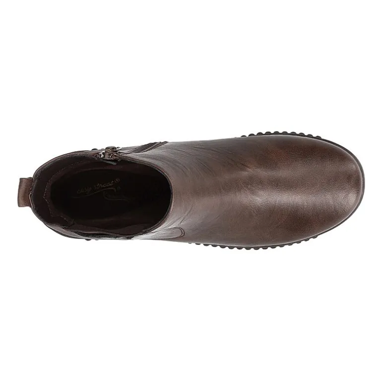 Easy Street Womens Wyatt Flat Heel Booties