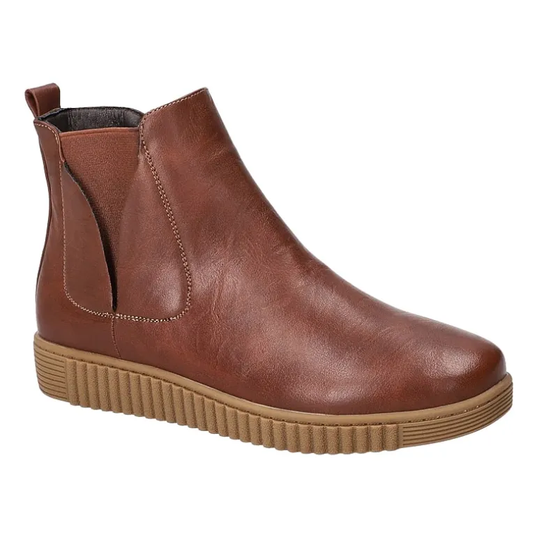 Easy Street Womens Wyatt Flat Heel Booties