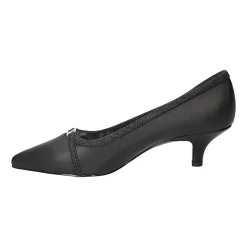 Easy Street Zayn Womens Pointed Closed Toe Kitten Heel Pumps
