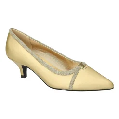 Easy Street Zayn Womens Pointed Closed Toe Kitten Heel Pumps