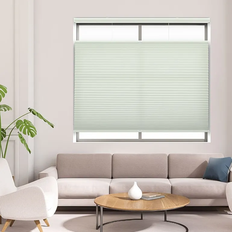 Eco Estates Custom Cordless Top Down Bottom Up Light-Filtering Cellular Shade