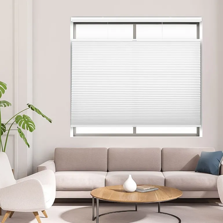 Eco Estates Custom Cordless Top Down Bottom Up Light-Filtering Cellular Shade