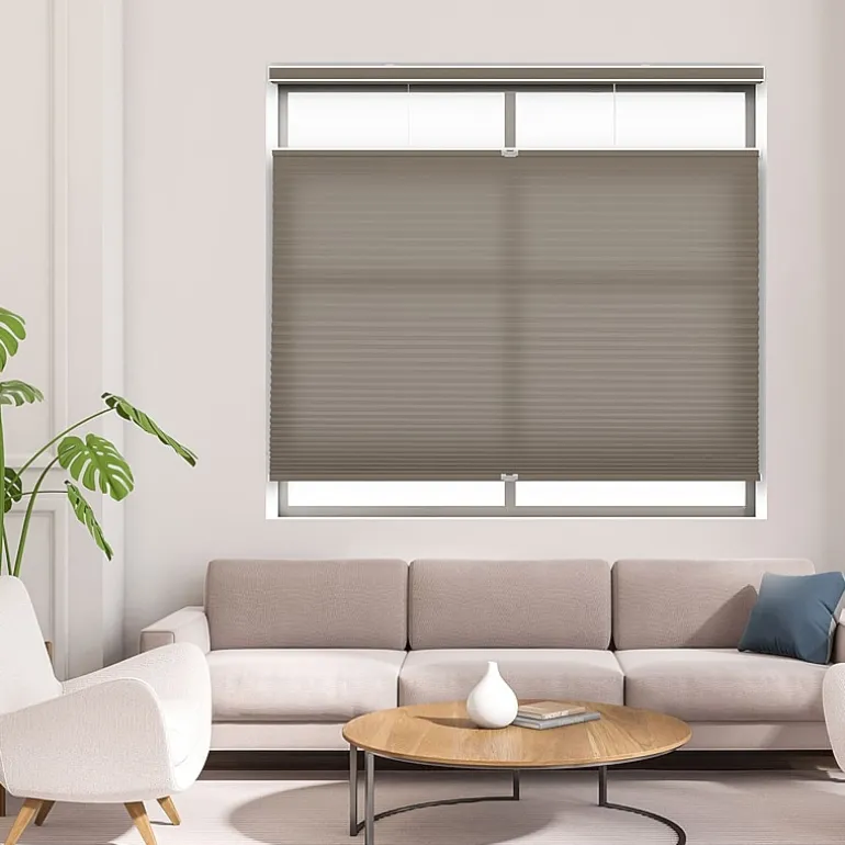 Eco Estates Custom Cordless Top Down Bottom Up Light-Filtering Cellular Shade