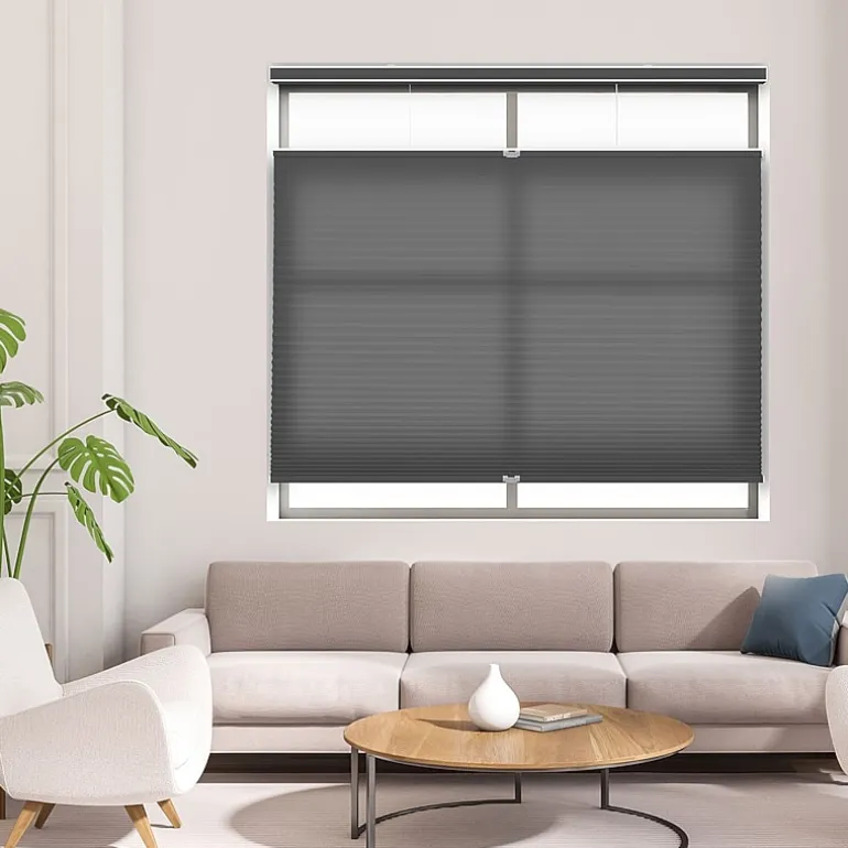 Eco Estates Custom Cordless Top Down Bottom Up Light-Filtering Cellular Shade