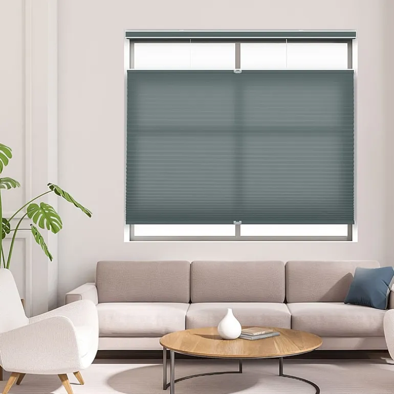 Eco Estates Custom Cordless Top Down Bottom Up Light-Filtering Cellular Shade