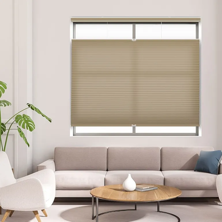 Eco Estates Custom Cordless Top Down Bottom Up Light-Filtering Cellular Shade