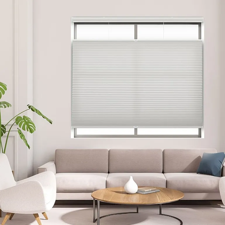 Eco Estates Custom Cordless Top Down Bottom Up Light-Filtering Cellular Shade