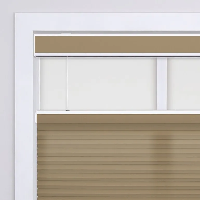 Eco Estates Custom Cordless Top Down Bottom Up Light-Filtering Cellular Shade