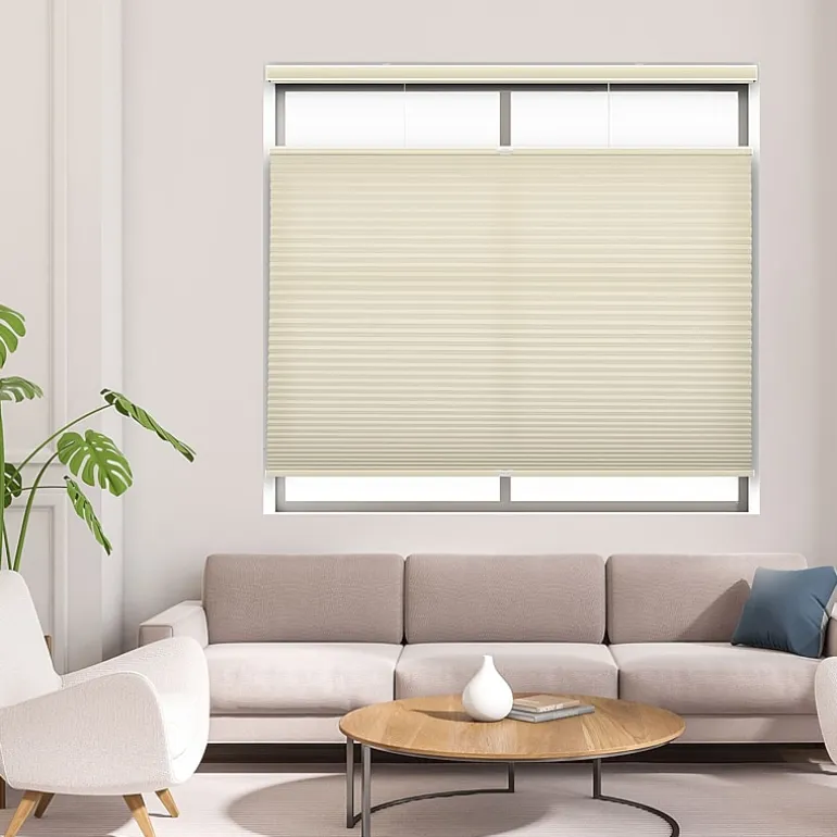 Eco Estates Custom Cordless Top Down Bottom Up Light-Filtering Cellular Shade