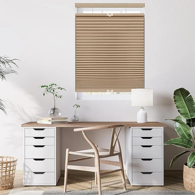 Eco Estates Cut-To-Width Cordless Top Down Bottom Up Blackout Cellular Shade
