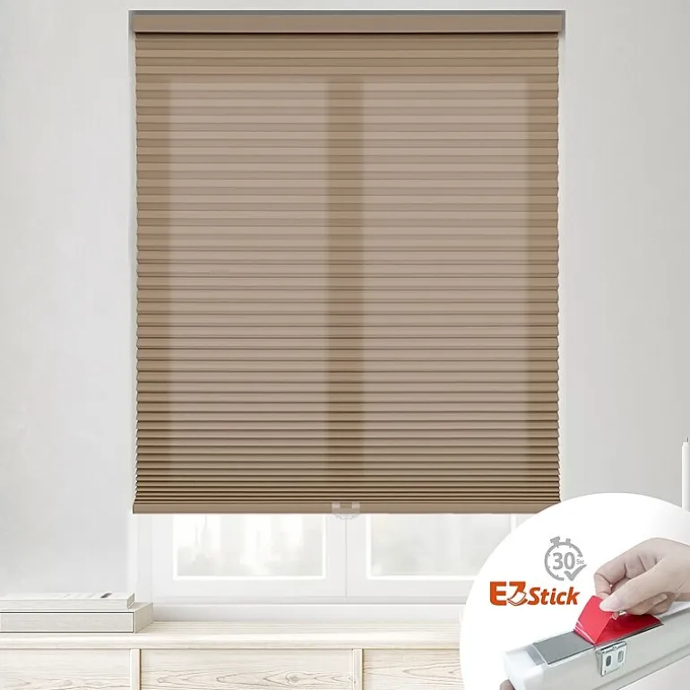 Eco Estates Ez Stick No Tool 1.5" Cut-To-Width Cordless Light-Filtering Cellular Shade