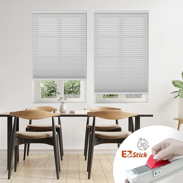 Eco Estates Ez Stick No Tool 1.5" Cut-To-Width Cordless Light-Filtering Cellular Shade