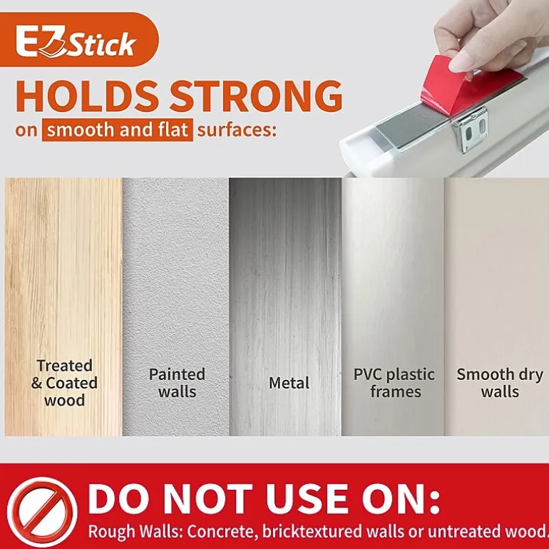 Eco Estates Ez Stick No Tool 1.5" Cut-To-Width Cordless Light-Filtering Cellular Shade