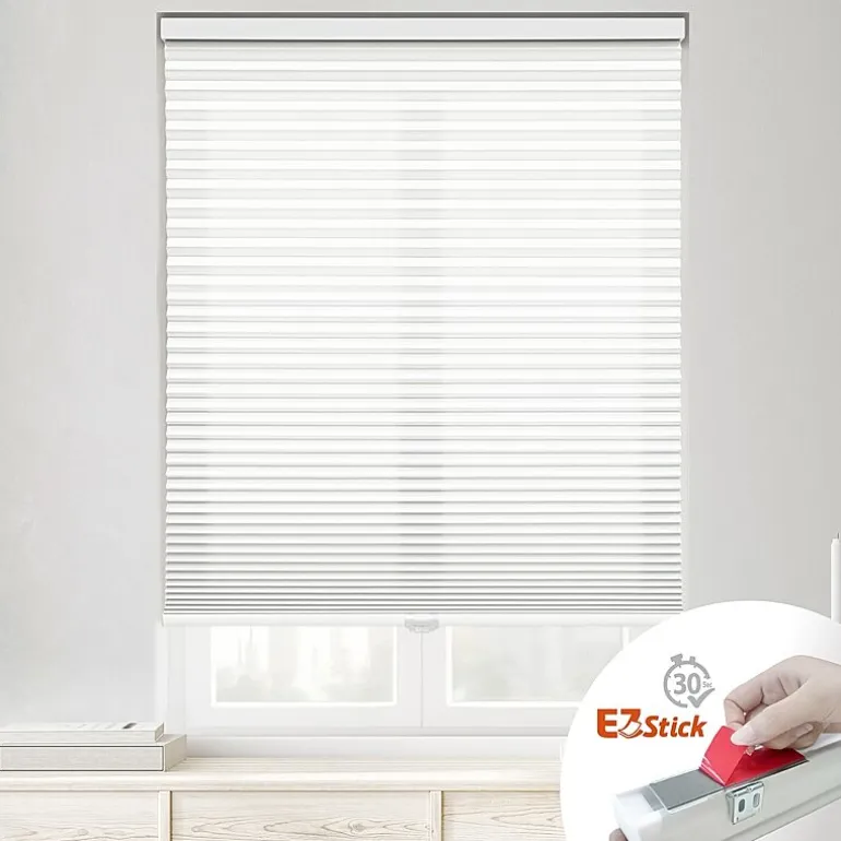 Eco Estates Ez Stick No Tool 1.5" Cut-To-Width Cordless Light-Filtering Cellular Shade