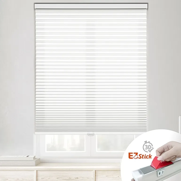 Eco Estates Ez Stick No Tool 1.5" Cut-To-Width Cordless Light-Filtering Cellular Shade