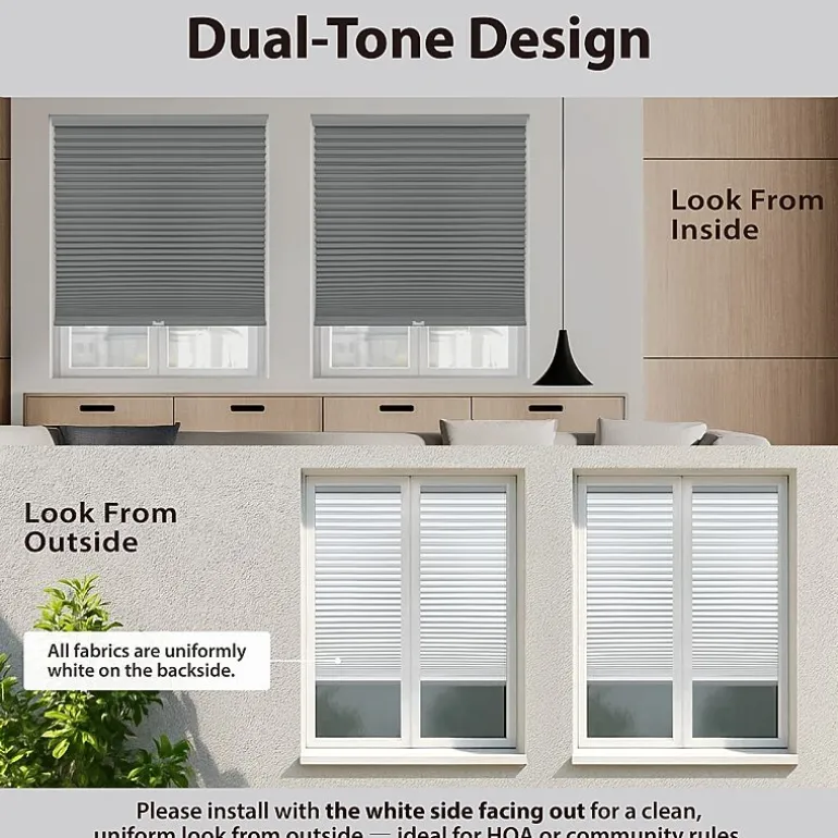 Eco Estates Honeycomb Custom Cordless Blackout Cellular Shade