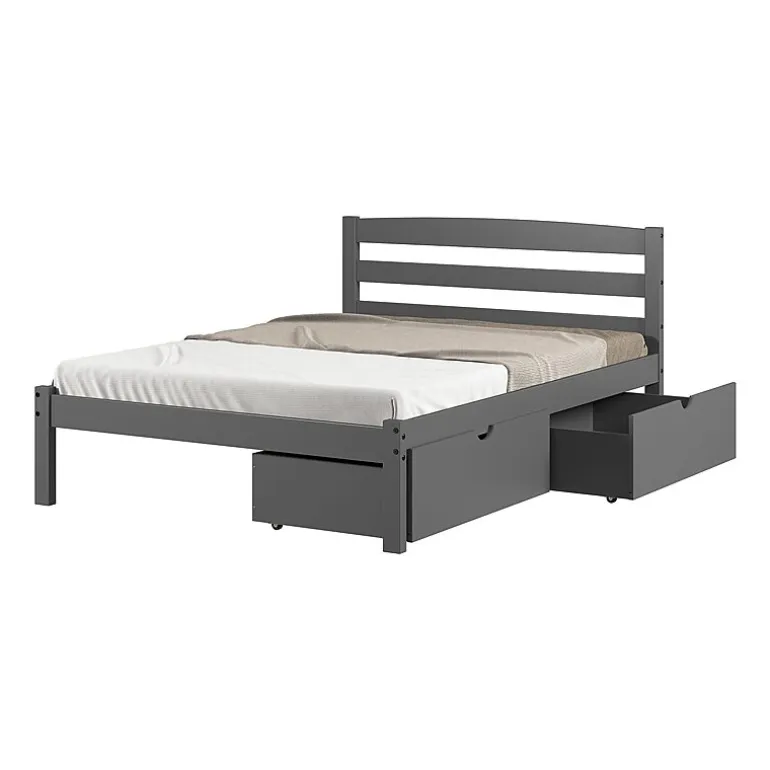 Econo Modern Full Bed with Dual Underbed Drawers