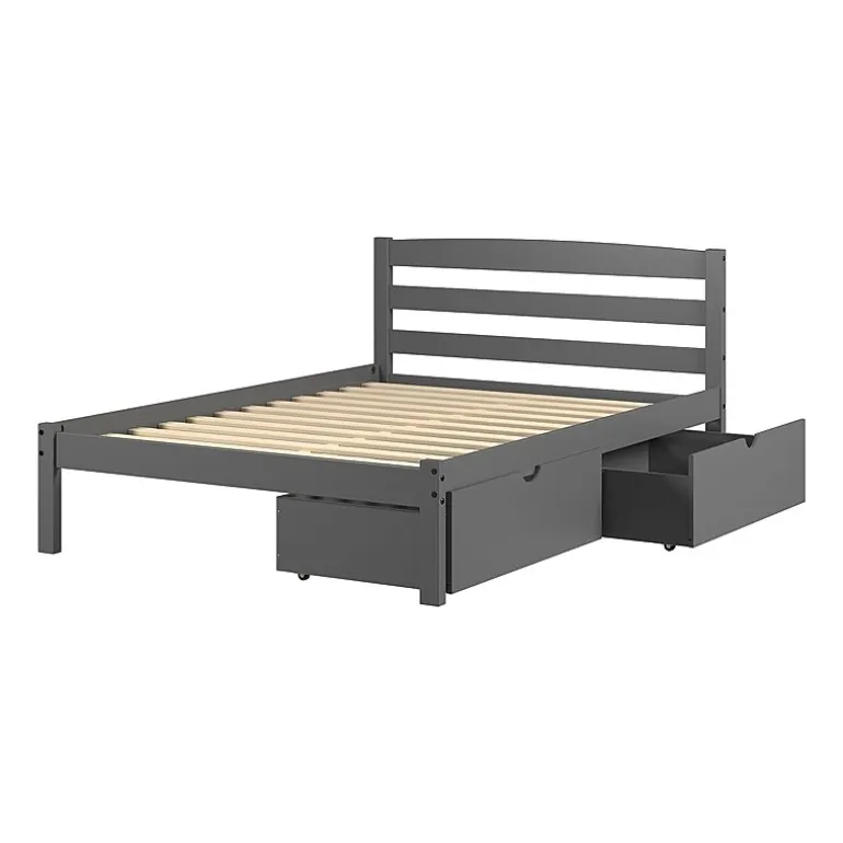 Econo Modern Full Bed with Dual Underbed Drawers