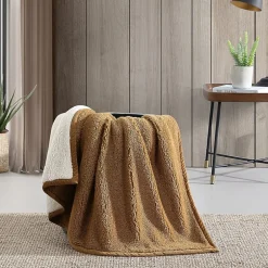 Eddie Bauer Bi Colored Washable Lightweight Throw