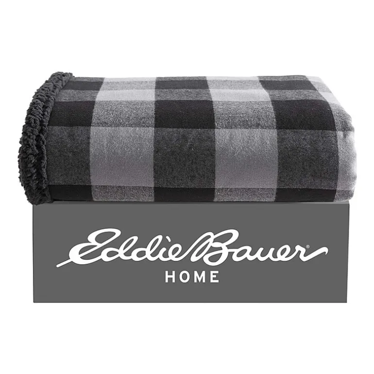 Eddie Bauer Cabin Cotton Flannel Lightweight Throw