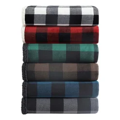 Eddie Bauer Cabin Cotton Flannel Lightweight Throw