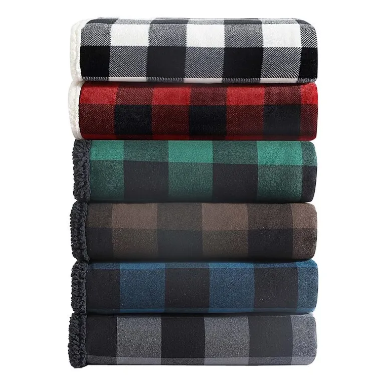 Eddie Bauer Cabin Cotton Flannel Lightweight Throw