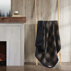 Eddie Bauer Cabin Cotton Flannel Lightweight Throw