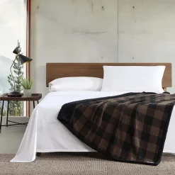 Eddie Bauer Cabin Cotton Flannel Lightweight Throw