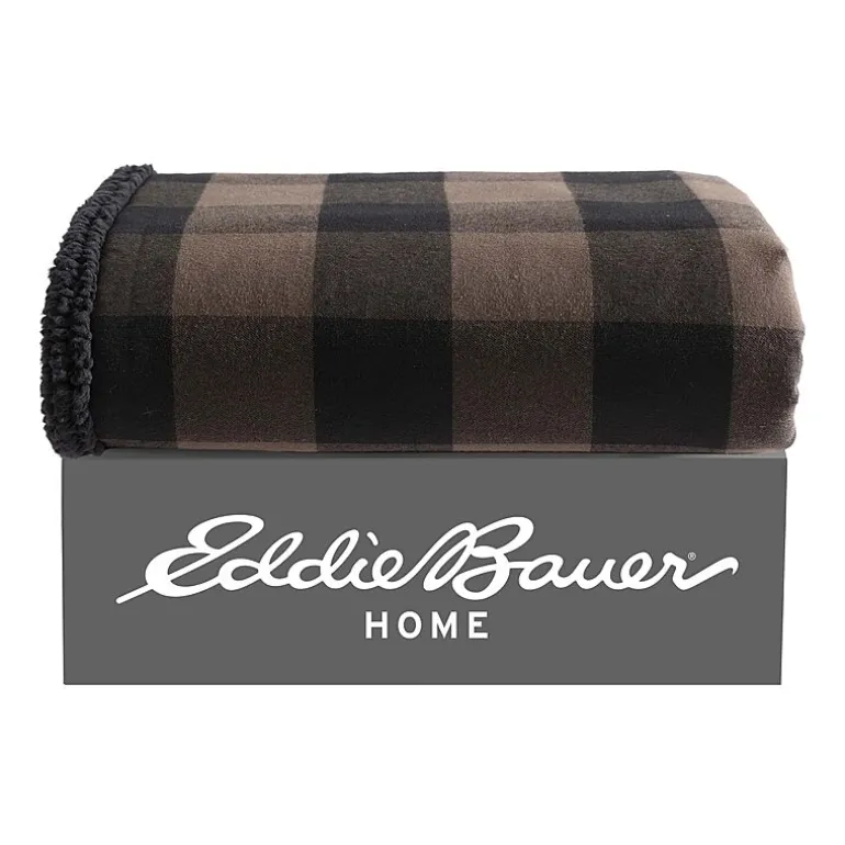 Eddie Bauer Cabin Cotton Flannel Lightweight Throw