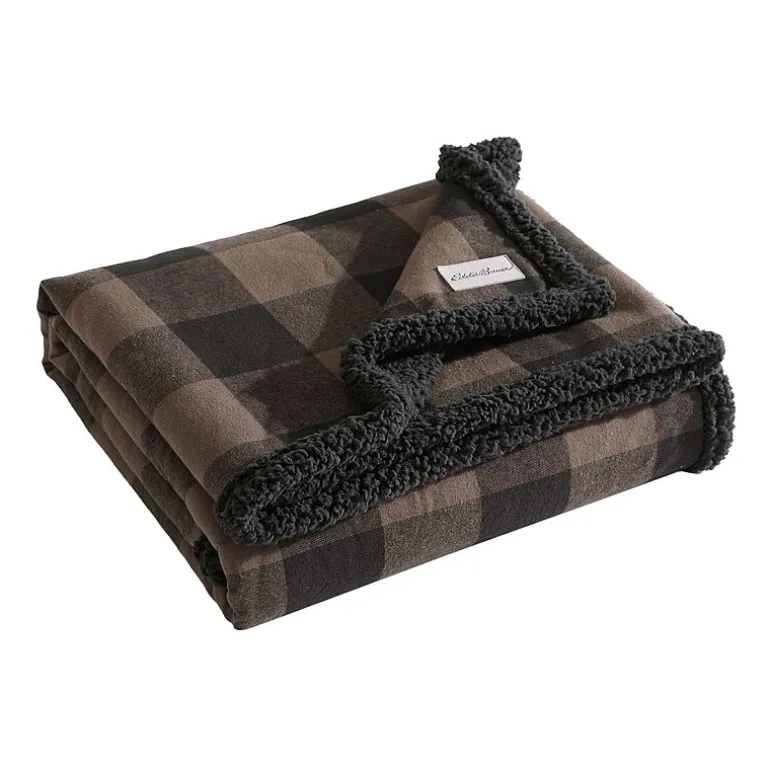Eddie Bauer Cabin Cotton Flannel Lightweight Throw