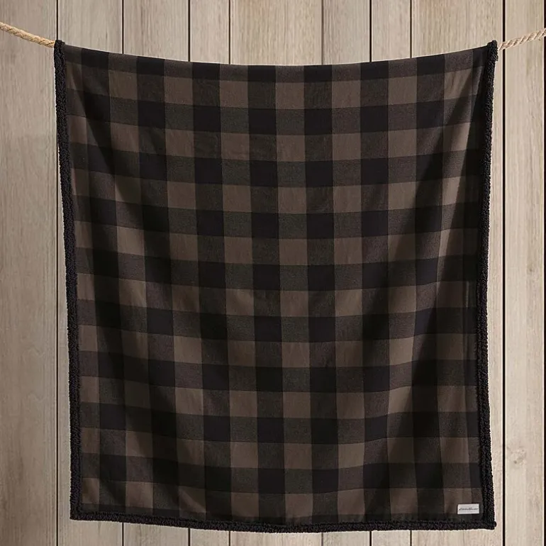 Eddie Bauer Cabin Cotton Flannel Lightweight Throw