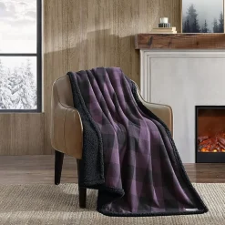 Eddie Bauer Cabin Plaid Cotton Flannel Lightweight Throw