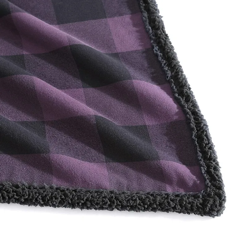 Eddie Bauer Cabin Plaid Cotton Flannel Lightweight Throw