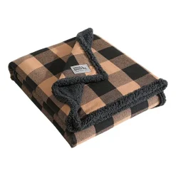 Eddie Bauer Cabin Plaid Cotton Flannel Lightweight Throw