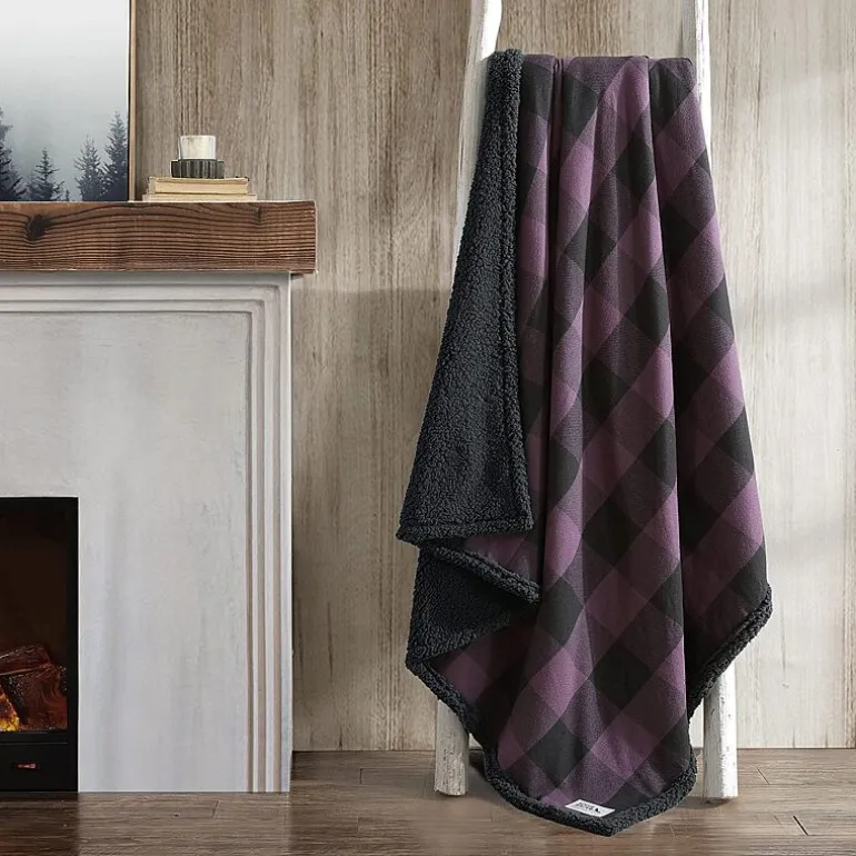 Eddie Bauer Cabin Plaid Cotton Flannel Lightweight Throw