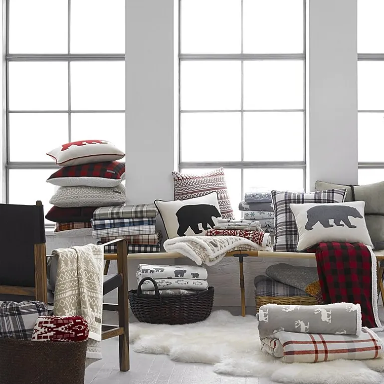 Eddie Bauer Cabin Plaid Washable Lightweight Throw