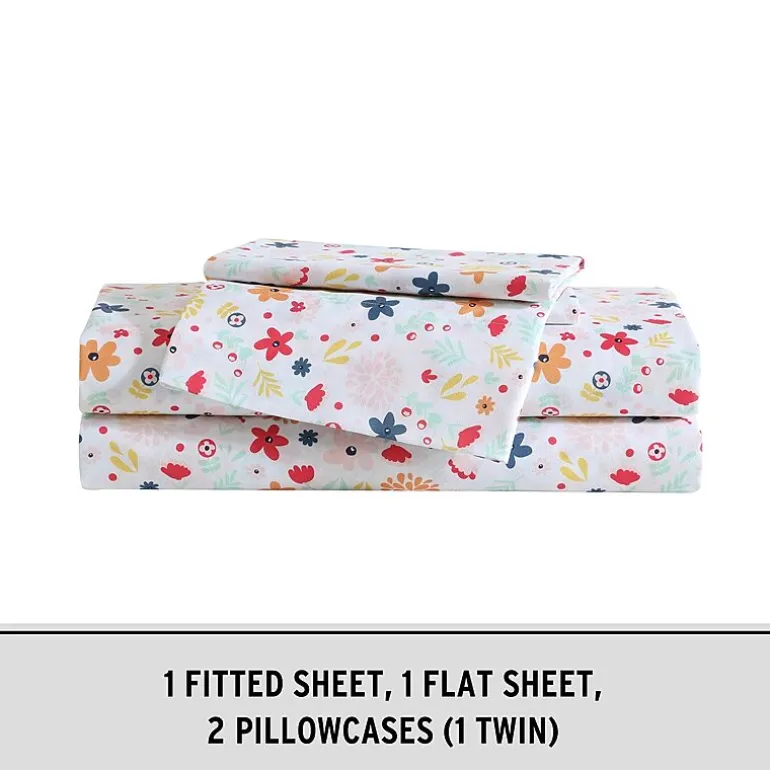 Eddie Bauer Colorful Floral Sheet Set