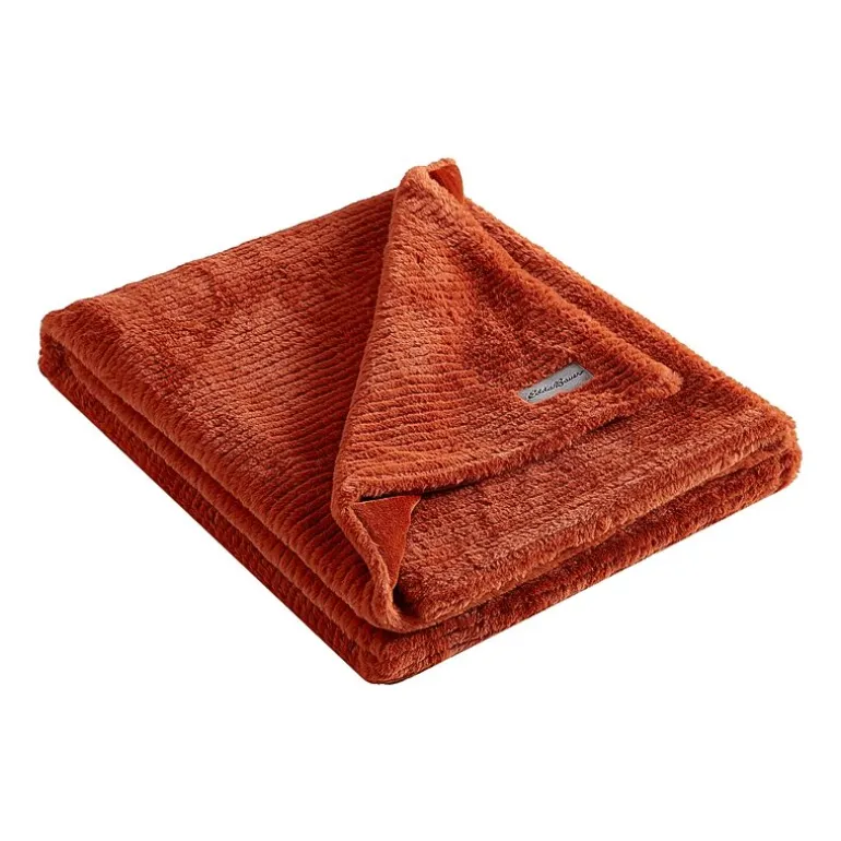 Eddie Bauer Corduroy Washable Lightweight Throw
