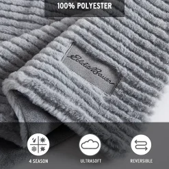 Eddie Bauer Corduroy Washable Lightweight Throw