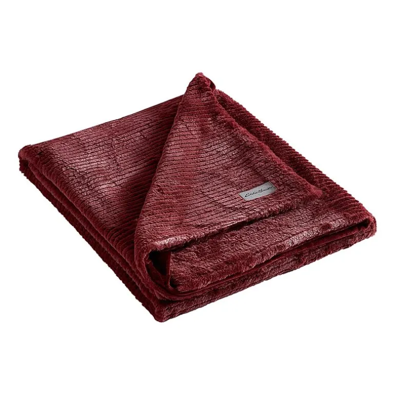 Eddie Bauer Corduroy Washable Lightweight Throw