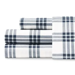 Eddie Bauer 100% Cotton Percale Deep Pocket Sheet Set