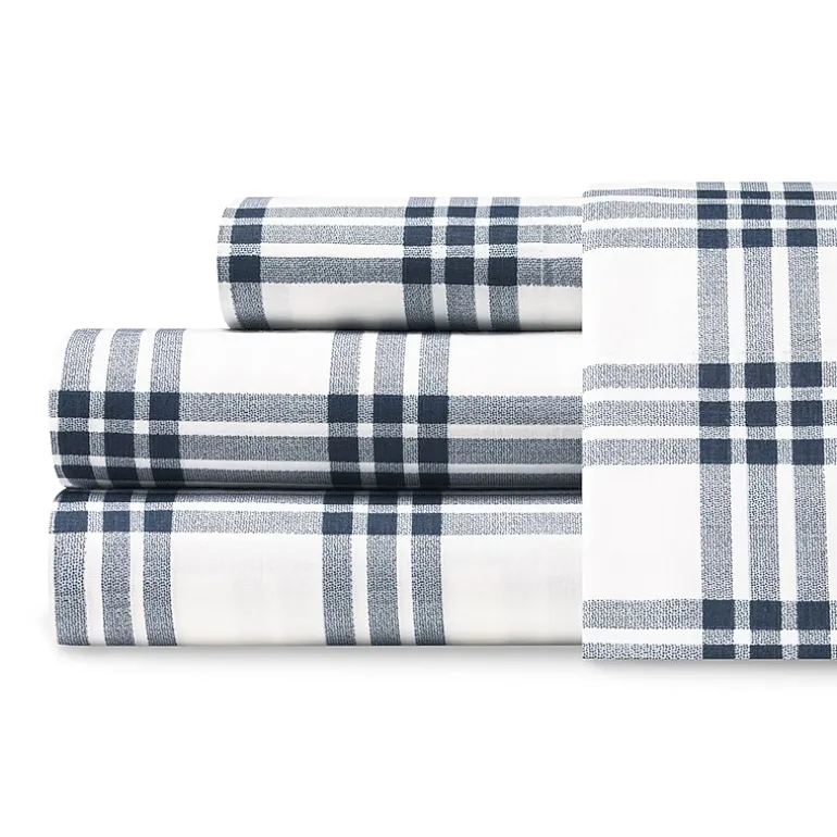Eddie Bauer 100% Cotton Percale Deep Pocket Sheet Set