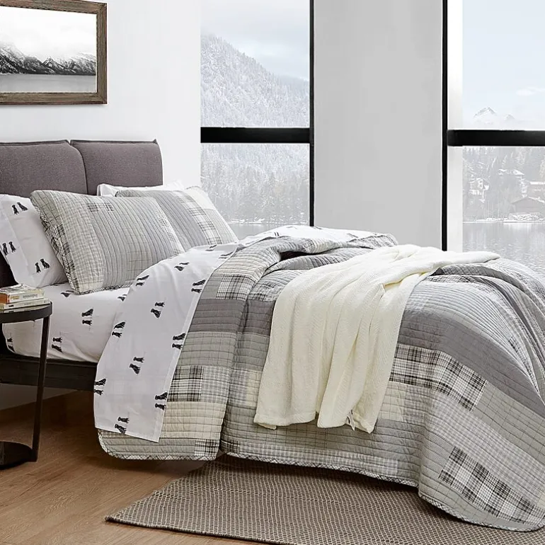 Eddie Bauer 100% Cotton Percale Deep Pocket Sheet Set