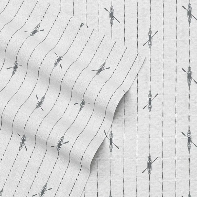 Eddie Bauer 100% Cotton Percale Deep Pocket Sheet Set