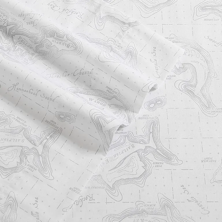Eddie Bauer 100% Cotton Percale Deep Pocket Sheet Set