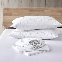 Eddie Bauer 100% Cotton Percale Deep Pocket Sheet Set
