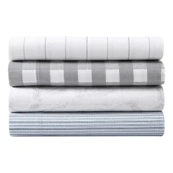 Eddie Bauer 100% Cotton Percale Deep Pocket Sheet Set