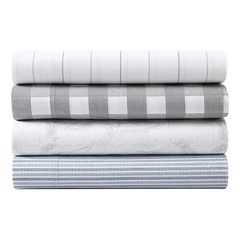 Eddie Bauer 100% Cotton Percale Deep Pocket Sheet Set